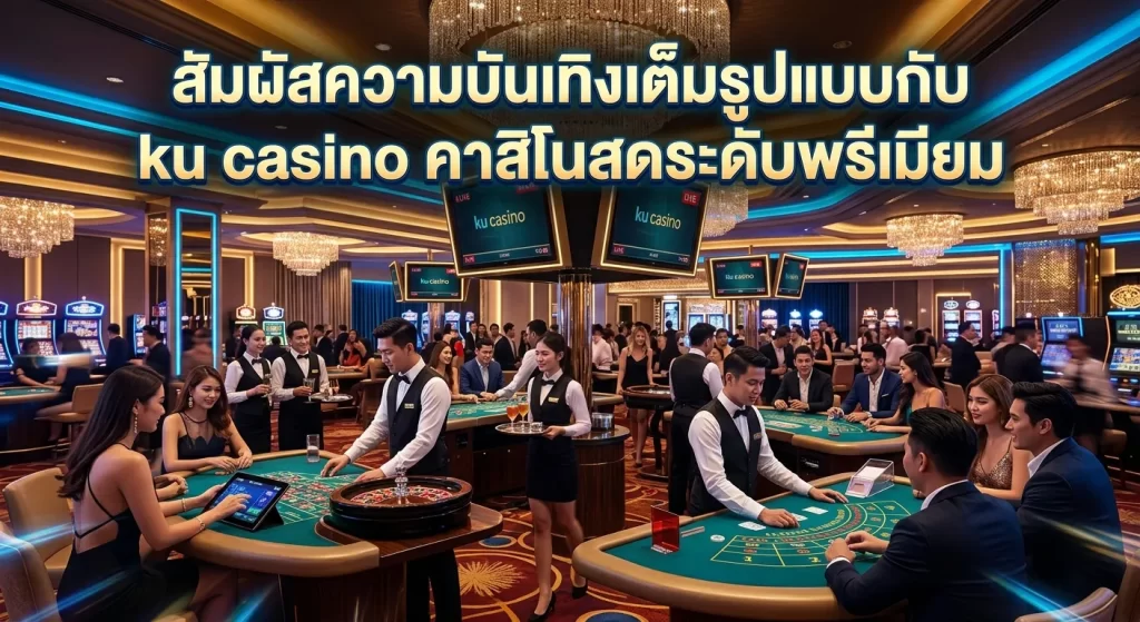 สัมผัสความบันเทิงเต็มรูปแบบกับ ku casino คาสิโนสดระดับพรีเมียม